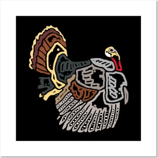 Wild Thanksgiving Turkey Posters and Art